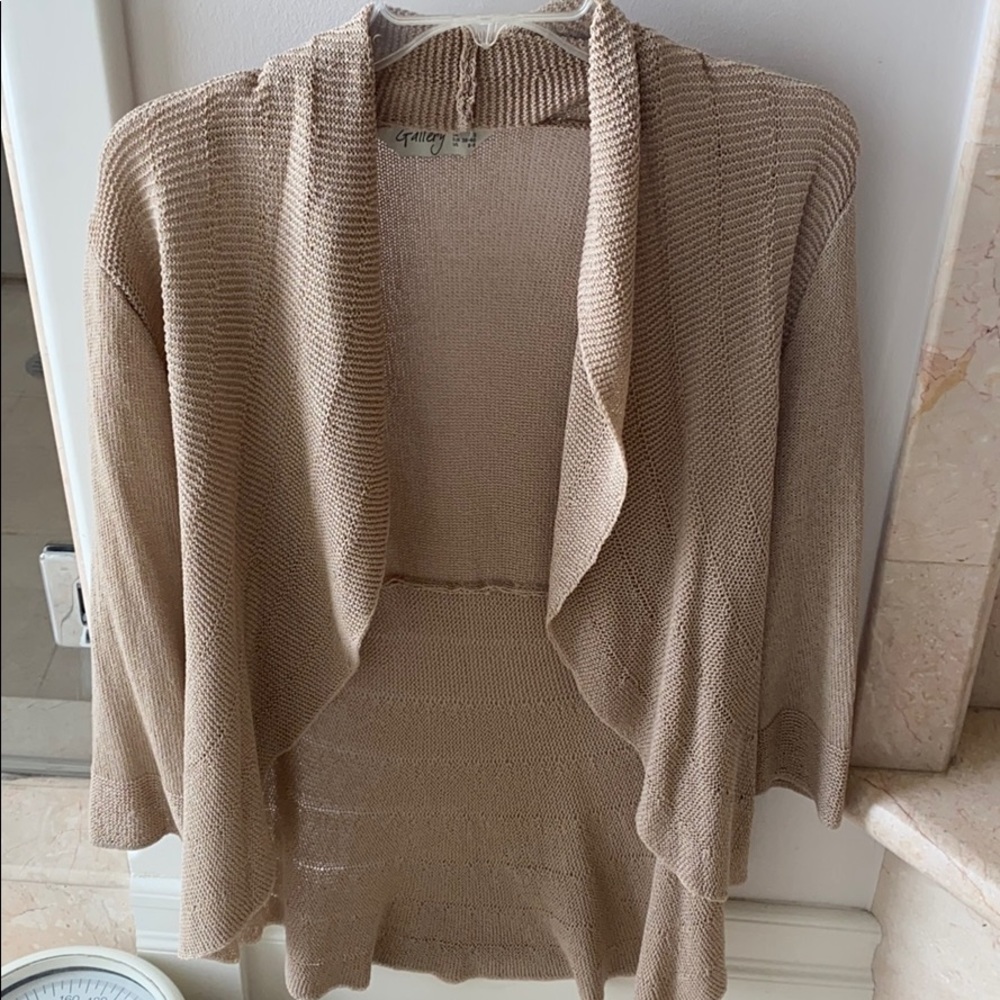 Gallery creme cardigan
